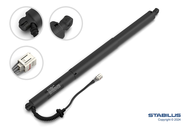 Actuator usa spate, hayon CUPRA FORMENTOR, 07.2020-06.2024, STABILUS, lungime= 649 mm, Actuator usa spate, hayon CUPRA FORMENTOR, 07.2020-06.2024, STABILUS, lungime= 649 mm,