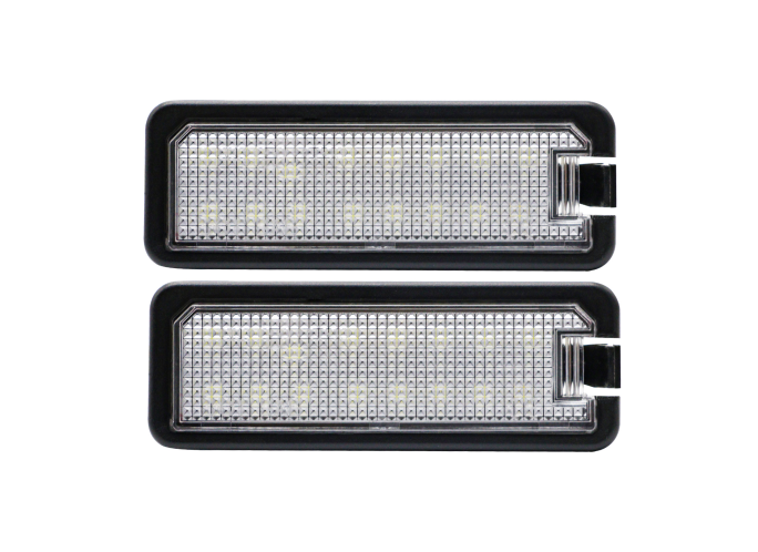 Set 2 buc lampa numar SKODA SUPERB (3T), 06.2008-2015, partea stanga, LED; TUNING,