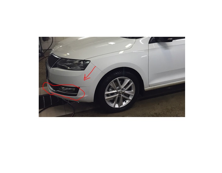 Ornament grila bara fata SKODA RAPID (NH), 05.2017-, partea stanga, crom,