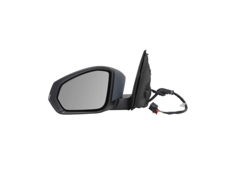 Oglinda usa exterioara SKODA FABIA, 07.2021-, partea stanga, View Max, reglare electrica; carcasa texturata; cu incalzire; sticla convexa; sticla crom; 16 gauri / 6 pini; cu LED indicator,