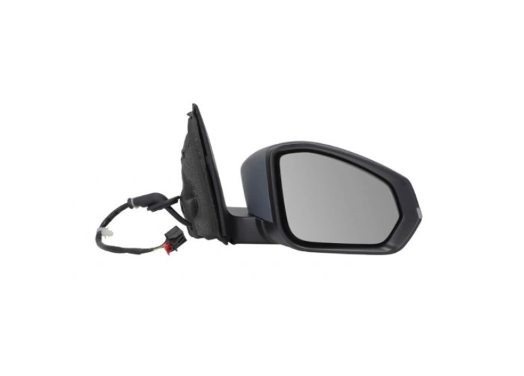 Oglinda usa exterioara SKODA FABIA, 07.2021-, partea dreapta, View Max, reglare electrica; carcasa grunduita; cu incalzire; sticla convexa; sticla crom; pliabila electric; 16 gauri / 10 pini; cu LED indicator,