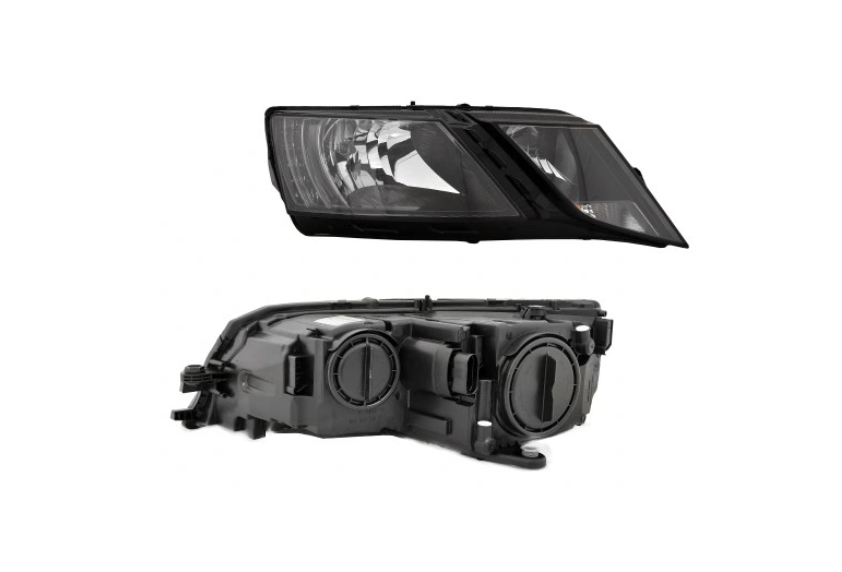 Far SKODA OCTAVIA III (5E), 03.2017-09.2020, partea dreapta, cu LED daytime running light; cu LED parking light; H7+H7+PWY24W; electrical; halogen,