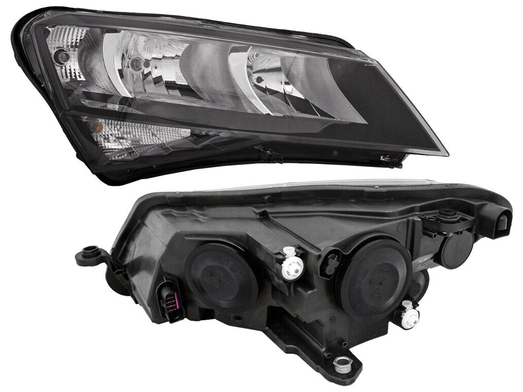 Far SKODA SUPERB (3V), 05.2015-06.2024, partea dreapta, TYC, cu daytime running light; H7+H7+PWY24W+W16W; electrical; cu motor; halogen,