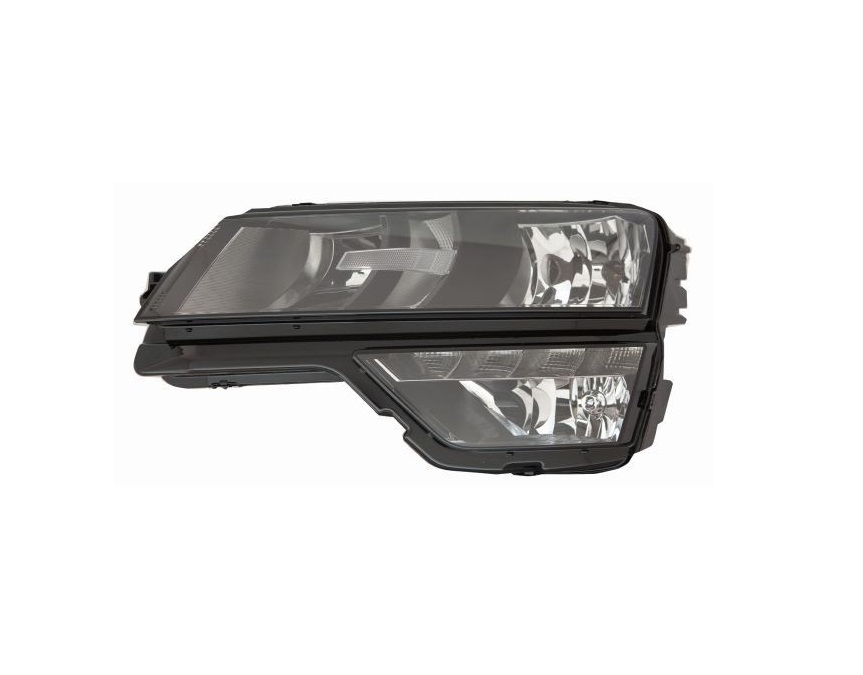 Far SKODA KAROQ, 08.2017-04.2022, partea stanga, DEPO, fara fog light; cu LED daytime running light; H1+H7+PY24W+W5W; electrical; fara unitate control LED; cu motor; halogen; cu 5 functii,