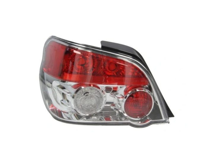 Lampa spate SUBARU IMPREZA (GD/GG), 10.2005-09.07, partea stanga, DEPO, W21/5W+W21W+WY21W; crom; fara suport bec,