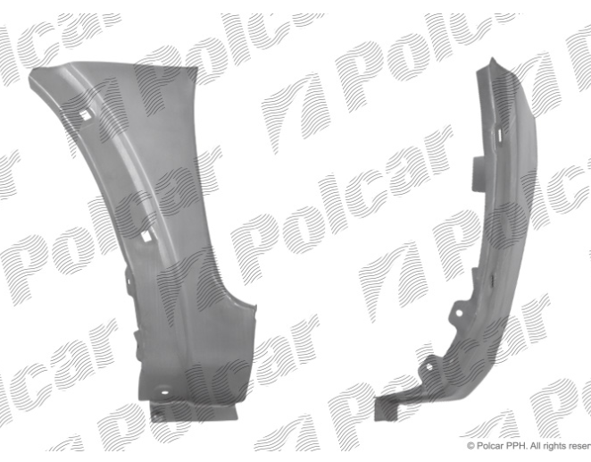 Segment aripa fata SUZUKI IGNIS (FH), 10.2000-12.2007, partea stanga, spre spate; inferior,