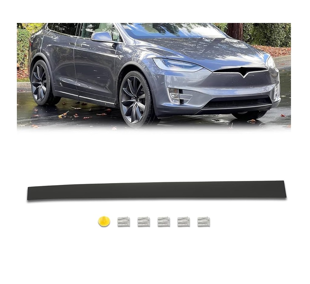 Bandou usa fata TESLA MODEL X, 11.2015-, negru, texturat; usa fata,