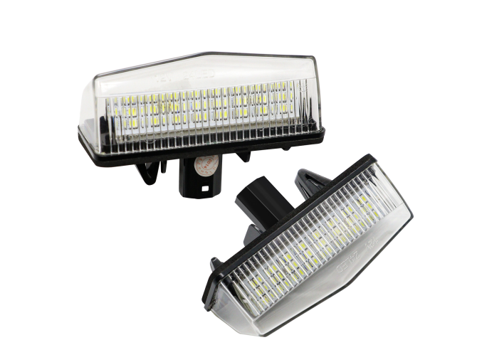 Set 2 buc lampa numar spate LEXUS CT (ZWA10), IS (XE1), NX (AZ10), RX (AL20); SCION TC; TOYOTA C-HR, Matrix (E14), Prius, Rav4 (XA40), Venza, 11.2008-, stanga, LED; TUNING,