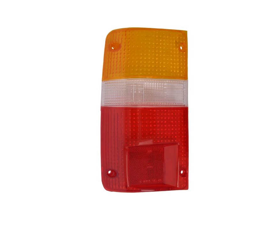 Dispersor lampa spate TOYOTA HILUX/4-RUNNER (N50), 08.88-95/HILUX (N60), 11.1995-12.1997, VW TARO 2WD/tractiune integrala 4x4, 04.1989-03.1997, partea stanga, DEPO, lentila plastic; semnalizare portocalie,