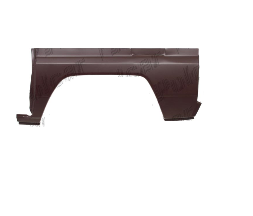 Segment reparatie aripa spate TOYOTA LAND CRUISER (FJ40/FJ75/FJ62/FJ60), 01.1974-12.1991; LAND CRUISER (FJ80/FJ82), 01.1989-05.1996 modele cu 2 usi, partea stanga, metal galvanizat,