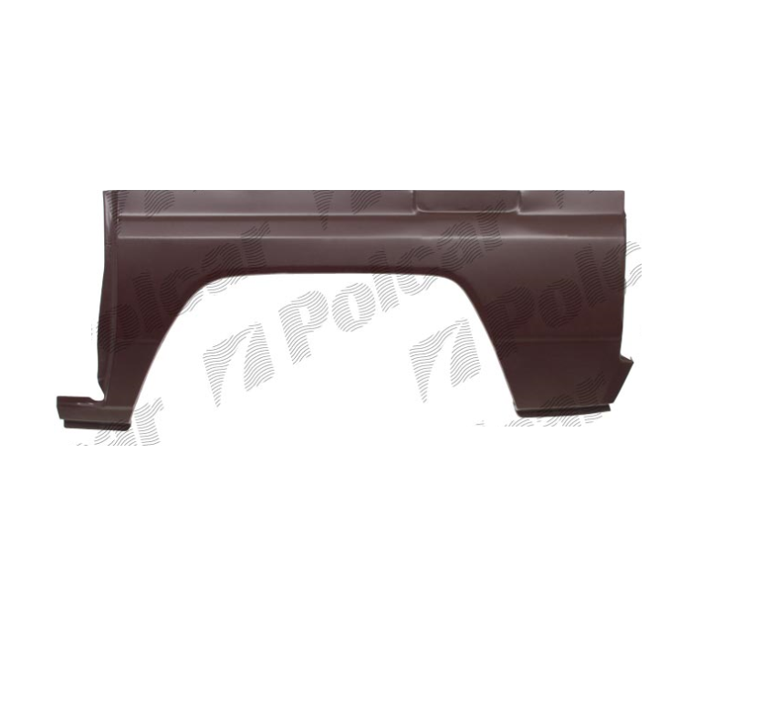 Segment reparatie aripa spate TOYOTA LAND CRUISER (FJ40/FJ75/FJ62/FJ60), 01.1974-12.1991; LAND CRUISER (FJ80/FJ82), 01.1989-05.1996 modele cu 2 usi, partea dreapta, metal galvanizat,