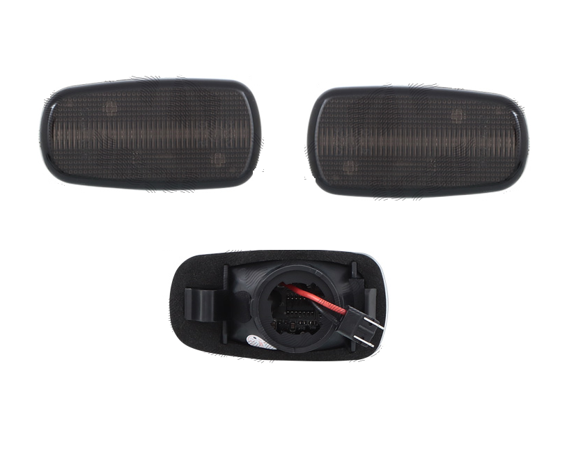 Set lampa semnalizare laterala LEXUS IS (XE1), 1998-2005; LS (XF30), 2000-2006; TOYOTA LAND CRUISER (FJ120), 2003-2009; LAND CRUISER (FJ200), 2007-2021; PRIUS (XW20), 2003-2009; RAV4 (XA20), 2004-2005, LED; fumuriu; TUNING,