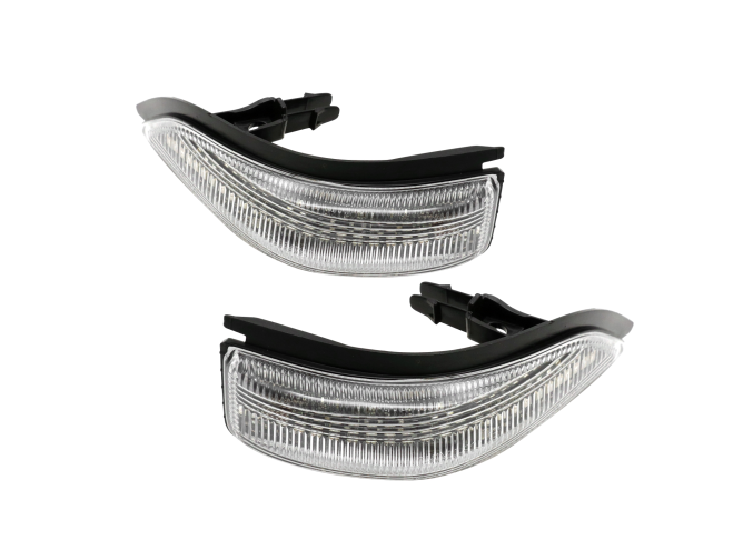 Set lampa semnalizare laterala TOYOTA CAMRY (XV50), 09.2011-07.2017; CAMRY (XV70), 07.2017-2019; YARIS (XP130), 03.2011-07.2014; YARIS, 07.2014-12.2020, dynamic indicator; LED; transparent; TUNING,