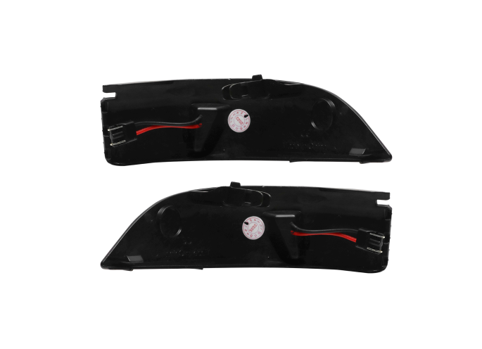 Set lampa semnalizare laterala TOYOTA CAMRY (XV50), 09.2011-07.2017; CAMRY (XV70), 07.2017-2019; YARIS (XP130), 03.2011-07.2014; YARIS, 07.2014-12.2020, dynamic indicator; LED; fumuriu; TUNING,