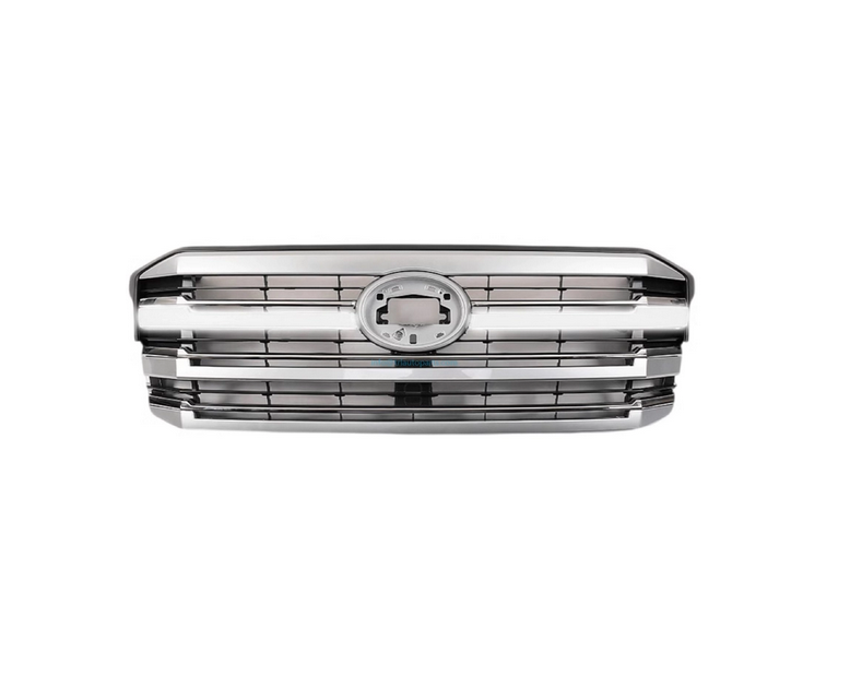 Grila masca fata TOYOTA LAND CRUISER (FJ300), 06.2021-, fara gaura camera, vopsit, cu ornamente cromate; silver,