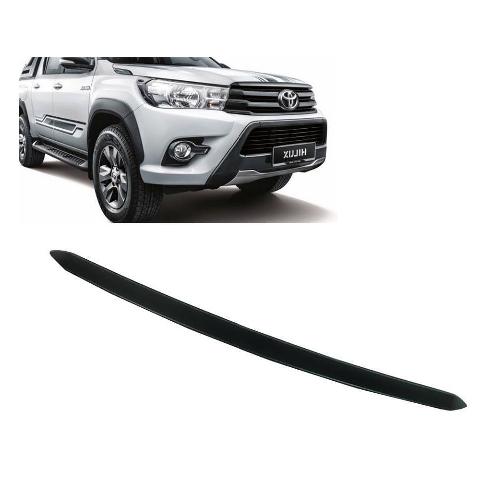 Ornament capota fata TOYOTA HILUX (N120), 05.2015-, negru,