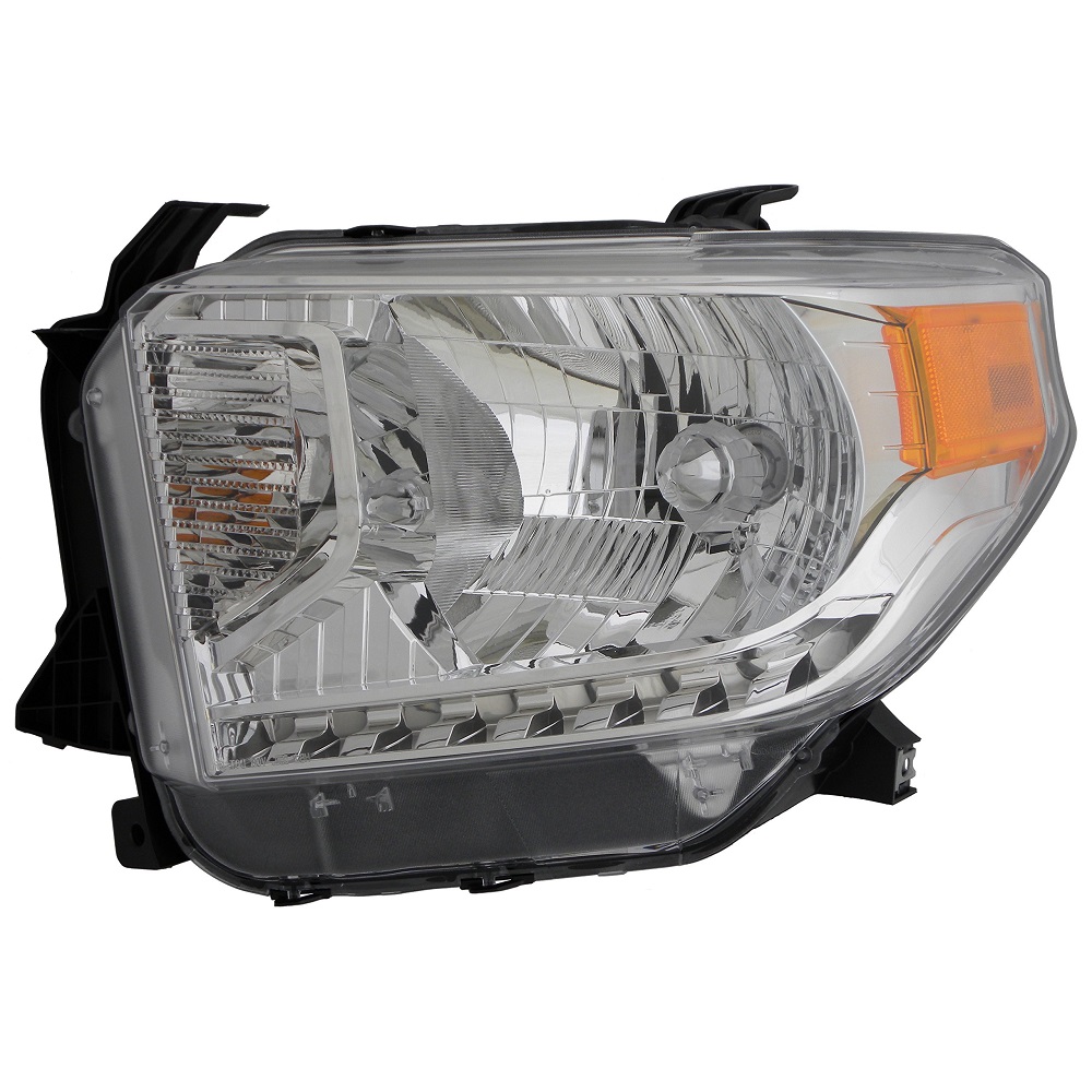 Far TOYOTA TUNDRA, 05.2013-2016, partea stanga, fara day running lumini; Type= USA; HB2+PY27/7W+W5W; manual; halogen,