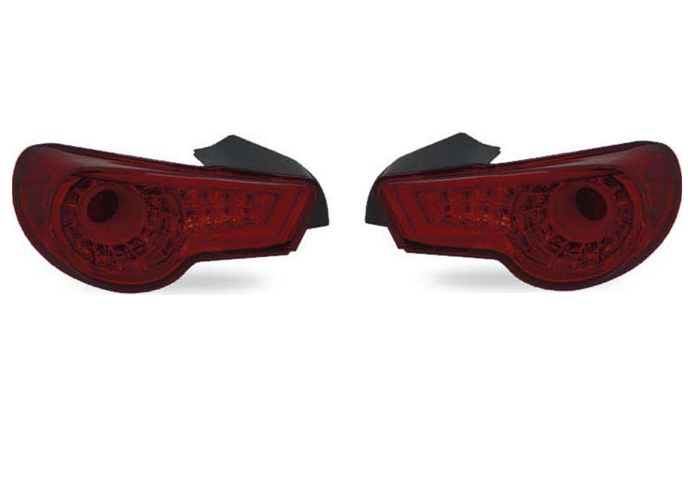 Set stopuri, lampa spate SUBARU BRZ, 06.2012-12.2020; TOYOTA GT-86, 06.2012-06.2021, partea stanga, dynamic indicator; LED; negru, transparent; TUNING,