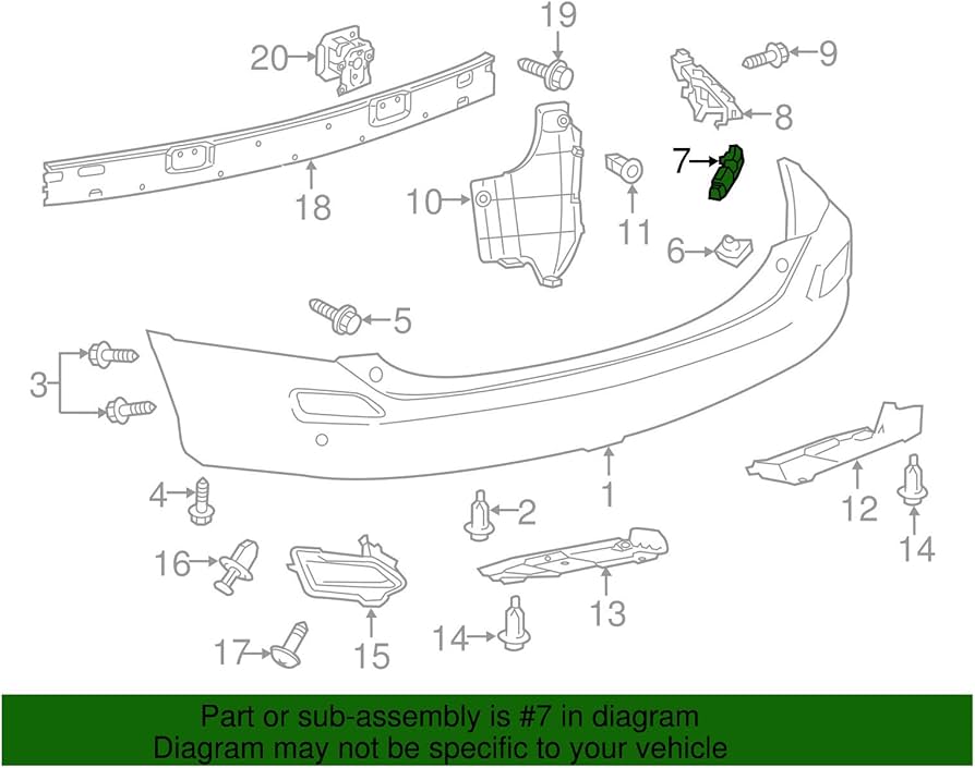 Suport bara spate TOYOTA RAV4 (XA40), 01.2013-02.2016, partea dreapta, mic,