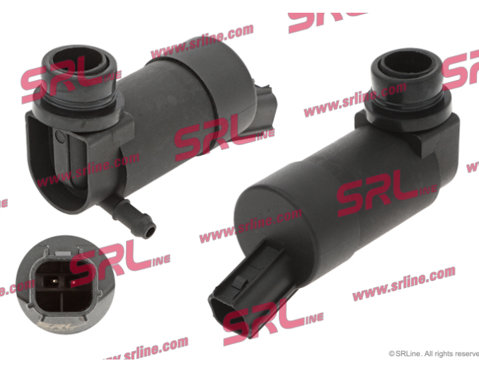 Pompa spalator FORD FOCUS II (DA_), 2004-12.2010; MONDEO (BA7), 03.2007-2015; VOLVO C70 (M), 2006-2013; S40/V50 (MS/MW), 2003-2012; S60, 2000-2010; S80, 1998-2013, SRLine, Pompa mono,