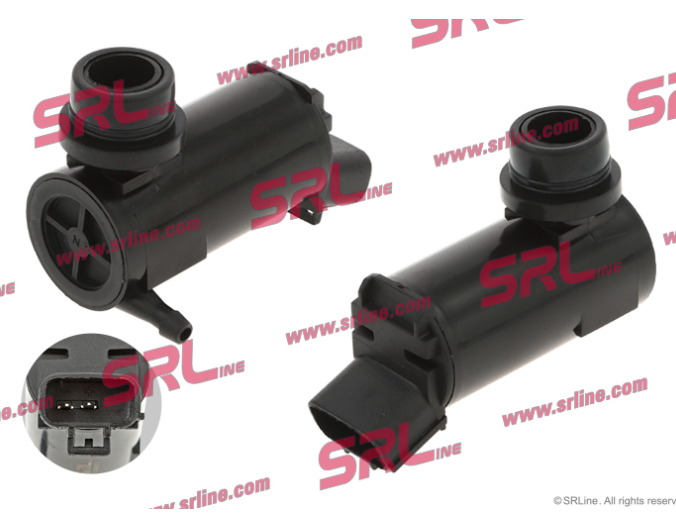 Pompa spalator LEXUS GS (S140); TOYOTA Avensis Verso, Camry, Carina E (T19), Celica (T18), Hi-Ace, MR2, Paseo (EL54), Prius (XW20), Rav4 (XA10), Starlet (P8), Yaris (XP10); VOLVO S60, S70/V70/C70, S80, V70 (P80), SRLine, Pompa mono,