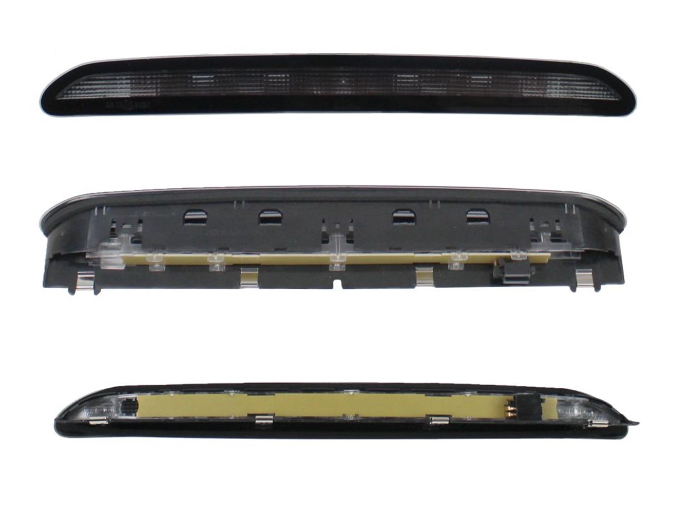 Stop suplimentar frana spate VW GOLF V (1K); GOLF V PLUS (5M), 01.2005-01.2009; GOLF VI (5K), 10.2008- Estate (Variant); PASSAT (B6/B7), 01.2005-2015 Estate (Variant); TIGUAN (5N), 2007-2016, central, LED; carcasa neagra, fumuriu; TUNING,