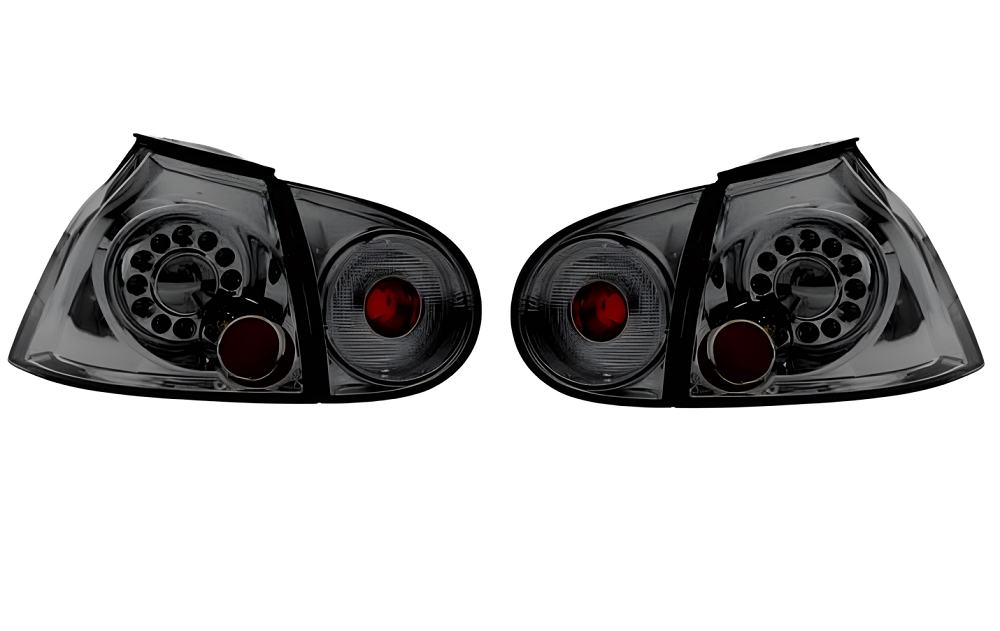 Set stopuri, lampa spate VW GOLF V (1K), 10.2003-05.2009, partea stanga, H6W; crom, fumuriu; fara becuri; TUNING, model Hatchback,