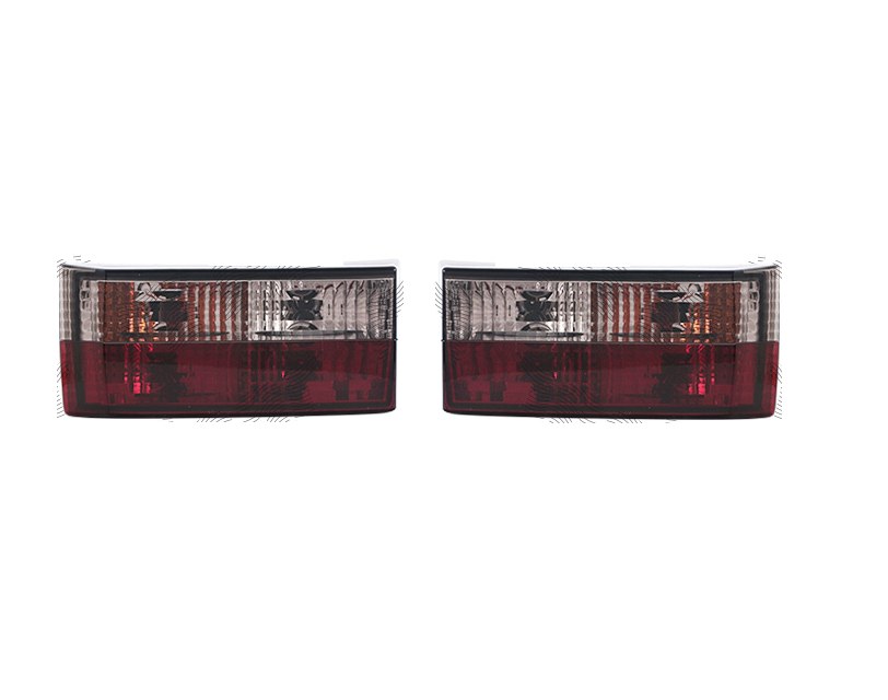 Set stopuri, lampa spate VW GOLF I (typ 17), 1974-1979 Hatchback, GOLF I, 1974-1993 CABRIO, partea stanga, P21W+R5W; rosu, fumuriu; cu suport bec; TUNING,