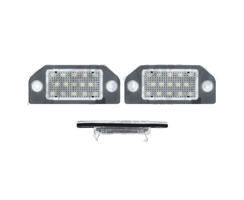 Set 2 buc lampa numar VW PASSAT (B5), 09.1996-11.00, partea stanga=dreapta, LED; TUNING,