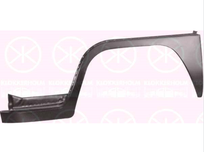 Segment aripa fata VW TRANSPORTER (T2), 01.1967-1971, partea dreapta, KLOKKERHOLM,