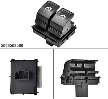 Comutator oglinda si macara SEAT ARONA, 09.2017-; IBIZA, 10.2017-; LEON (5F), 11.2012-12.20, VW POLO, 09.2017-, dublu; 4 pini,