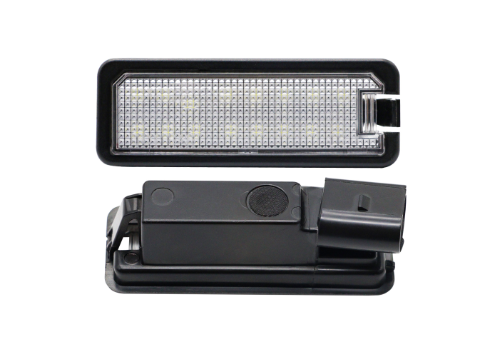 Set 2 buc lampa numar spate VW Amarok (N817), Arteon, Beetle (5C1), CC (358), Crafter; EOS (1F), Fox (5Z1), Golf V/VI/VII (1K/5K), Jetta/Golf Kombi (1K5/1KM), Passat (B7/B8), Phaeton (3D2), Polo (6R), Scirocco (1K8), T-Roc, stanga, LED; TUNING,