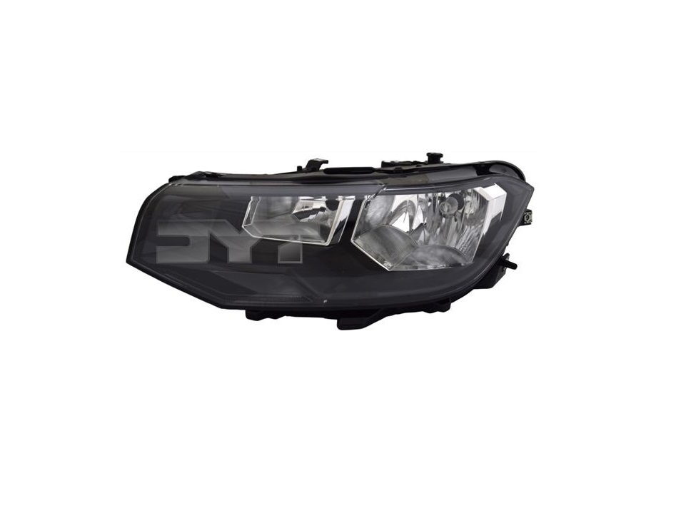 Far VW T-CROSS, 01.2019-, partea stanga, TYC, H7+H7; electrical; cu motor; halogen,