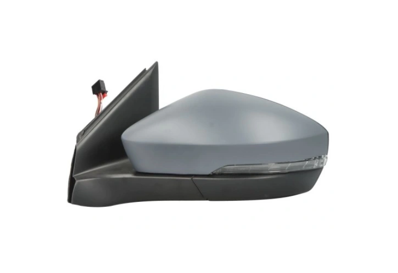 Oglinda usa exterioara VW T-CROSS, 01.2019-, partea stanga, View Max, reglare electrica; grunduit; cu incalzire; sticla asferica; sticla crom; pliabila electric; 16 gauri / 14 pini; cu LED indicator; cu functie asistenta laterala,