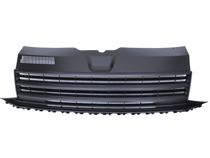 Grila masca fata fata VW TRANSPORTER/MULTIVAN (T6), 04.2015-, negru; TUNING,