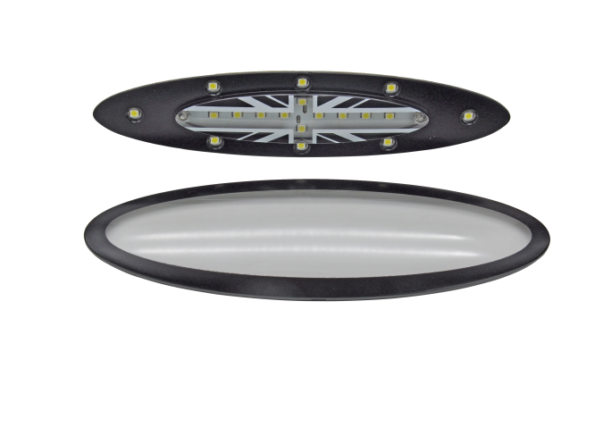 Set lampa interior MINI ONE/COOPER/CLUBMAN/CLUBVAN/COUPE/ROADSTER/CABRIO (R55/56/57/58/59), 07.2007-2010, partea central, LED; TUNING; interior/superior,