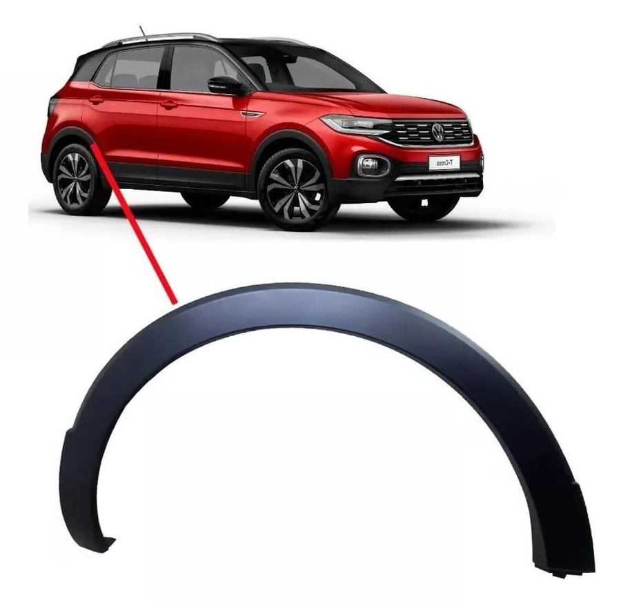 Bandou aripa, ornament spate VW T-CROSS, 01.2019-, partea dreapta, original,