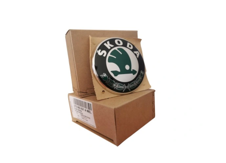 Emblema capota fata/spate SKODA SUPERB (3T), 06.2008-06.2013, original,