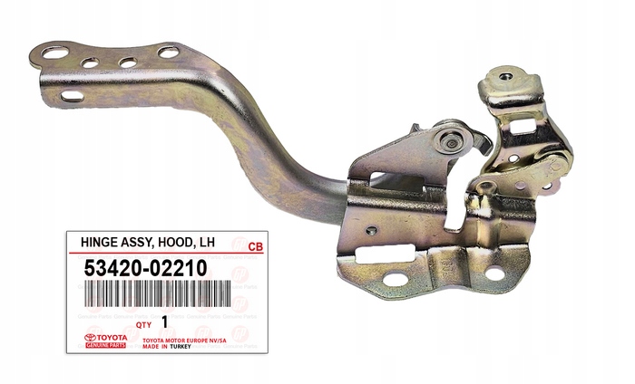 Balama capota fata TOYOTA AURIS (E18), 01.2013-2019, partea stanga, original,