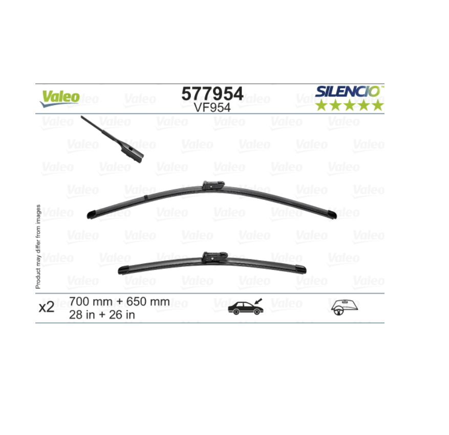 Set 2 buc. stergatoare parbriz Silencio VW CRAFTER, 02.2017-, MAN TGE, 11.2016-, 700+650 mm,
