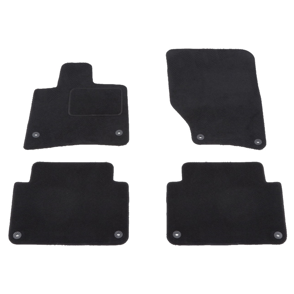 Set covorase auto mocheta Velor AUDI Q7 (4L), 10.2005-07.2015, negru,