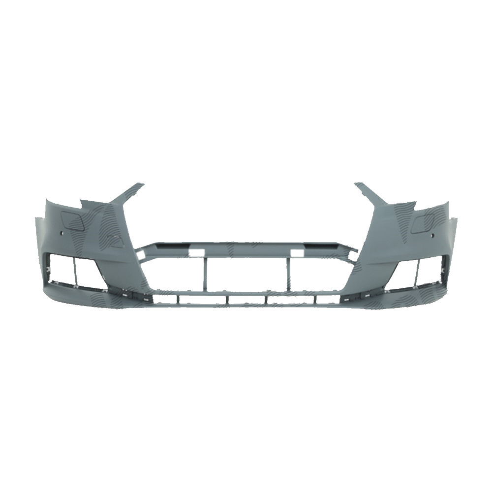 Bara fata AUDI A3 (8V), 05.2016-12.20, cu gauri senzori parcare; grunduit, de vopsit, Model : CABRIO, Hatchback,