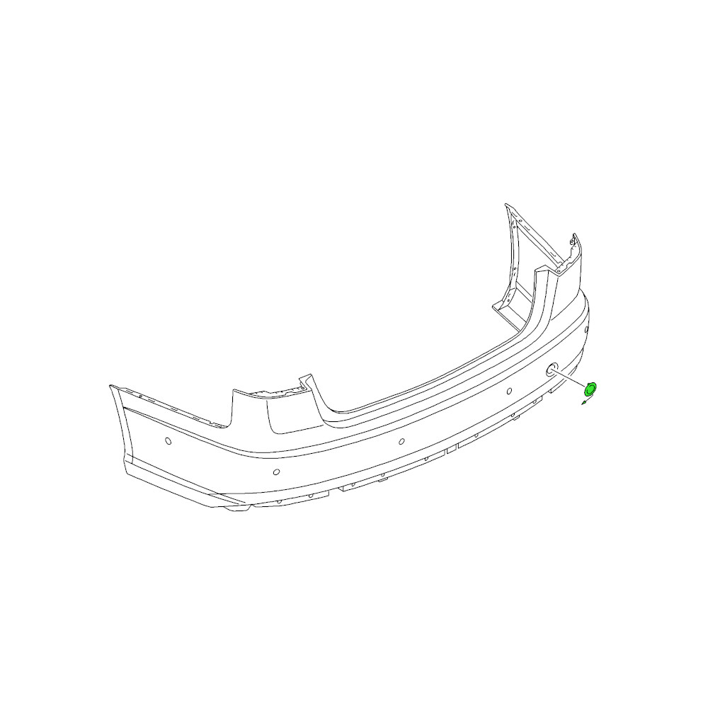 Capac cui remorcare spate AUDI A6 (4G/C7), 06.2014-09.2018, Sedan,
