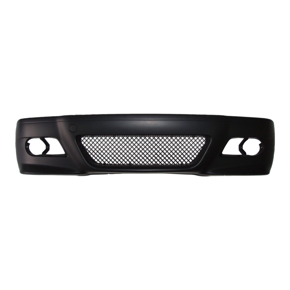 Set bara fata BMW Seria 3 (E46), SDN/ESTATE, 10.2001-06.2005, grunduit, de vopsit; type M3; cu grila inferiorae; cu gauri lampa ceata; TUNING,