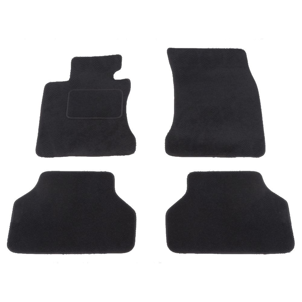 Set covorase auto mocheta Velor BMW Seria 5 (E60/E61), 06.2003-06.2010, negru,
