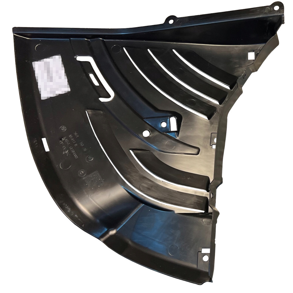 Capac sub bara fata BMW Seria 7 (E65/E66), 09.2001-10.2008, partea stanga, polietilena (PE),