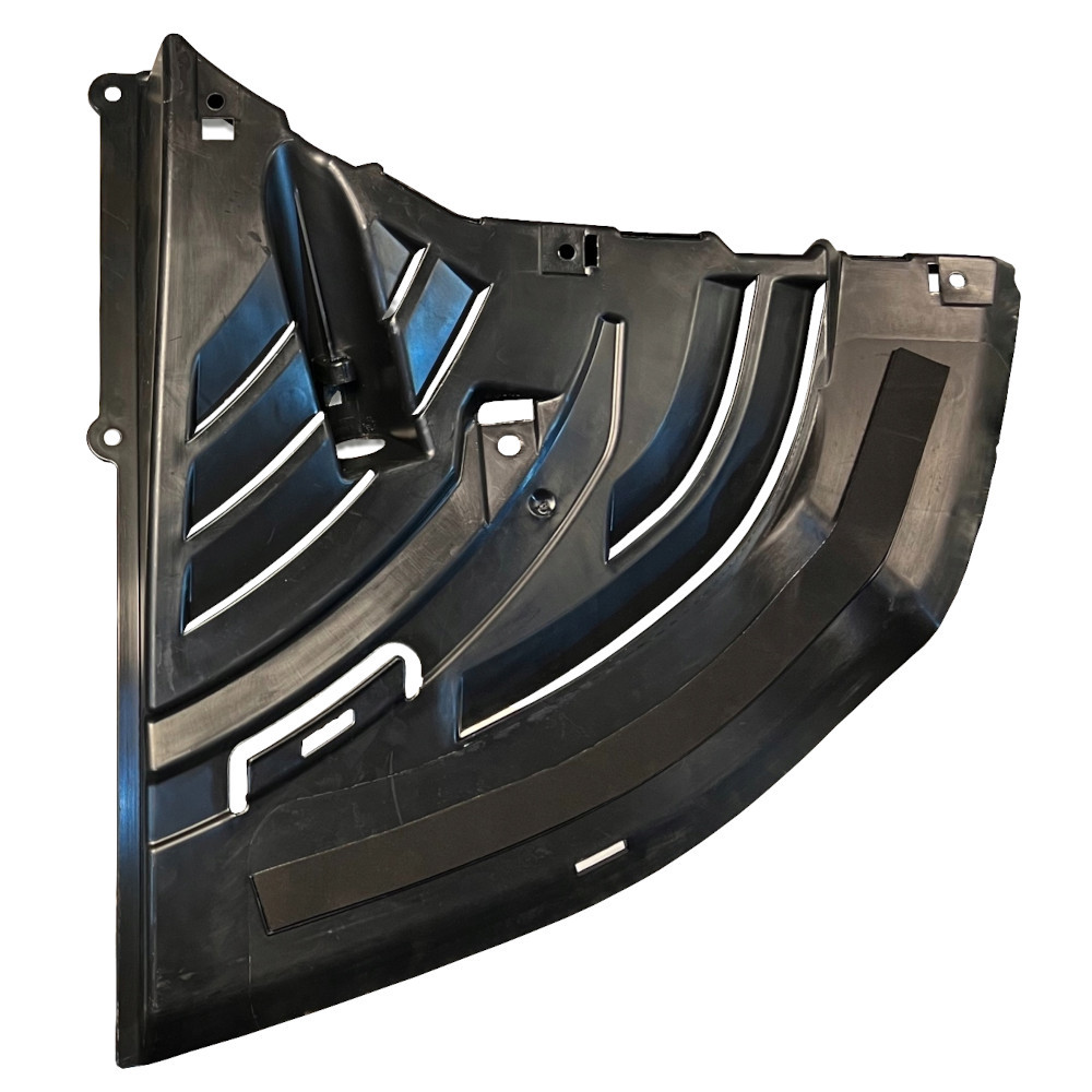 Capac sub bara fata BMW Seria 7 (E65/E66), 09.2001-10.2008, partea dreapta, polietilena (PE),