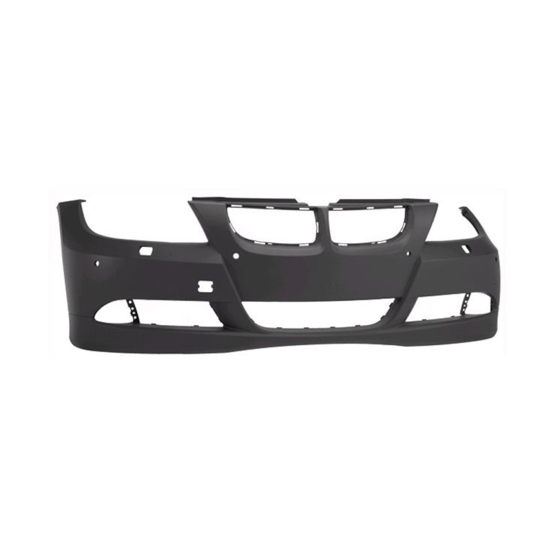 Bara fata BMW Seria 3 (E90/E91), 11.2004-08.2008, cu gauri spalator si senzori parcare; grunduit, de vopsit,