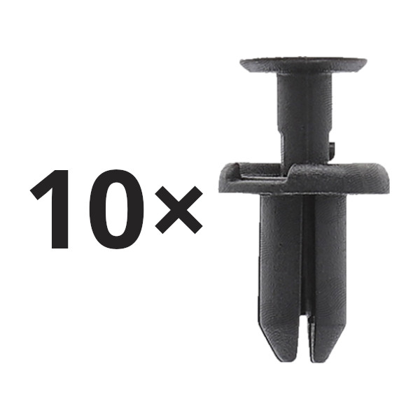 Set 10 clema fixare plastic Lexus IS, RC; Toyota Auris, Avensis, Aygo, Camry, C-HR, Corolla, Highlander, Hilux, Rav4, Yaris, grila, bara si ornamente