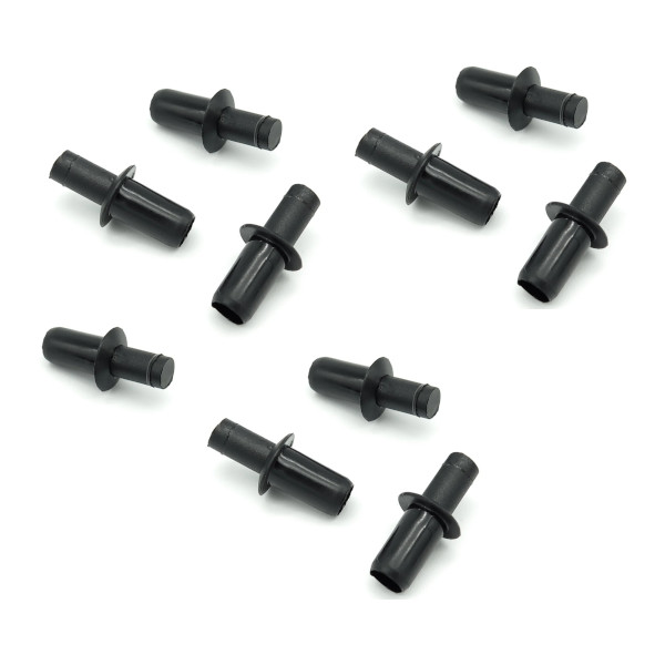 Set 10 clema fixare plastic Mercedes Clasa C (W202), Clasa C (W203) 05.00-03.07, Clasa Clk (C209) 06.02-03.10, Clasa E (W210), spate shelf si boot lid